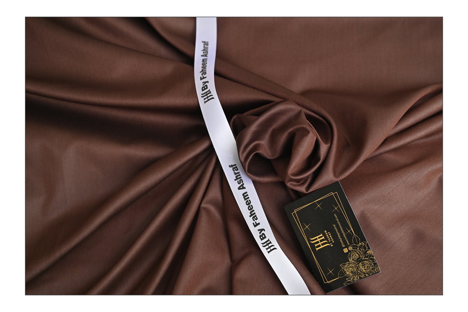 Chocolate Brown Unstitched Wool Men