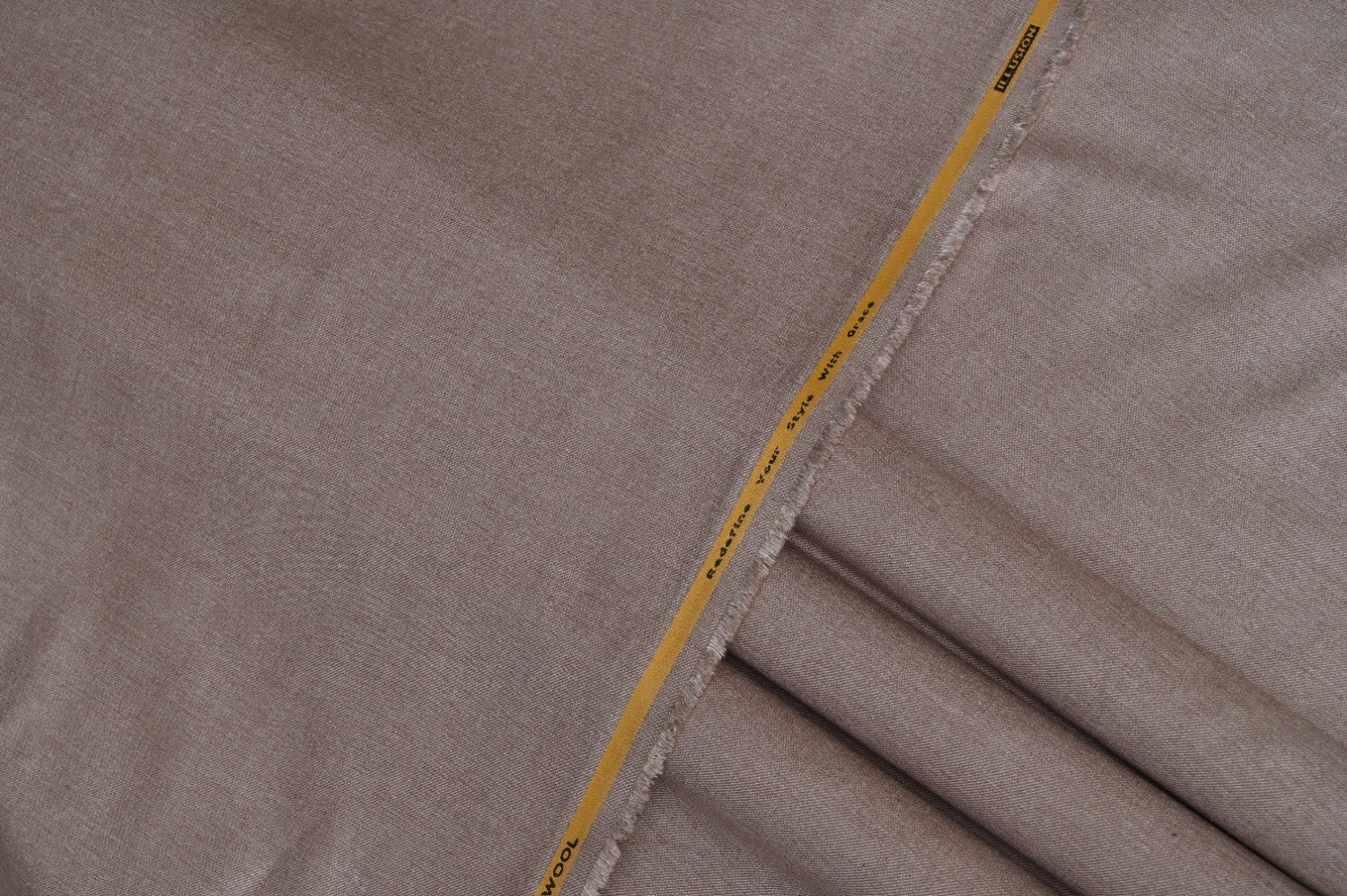 MOCHA BROWN UNSTITCHED WOOL SUIT