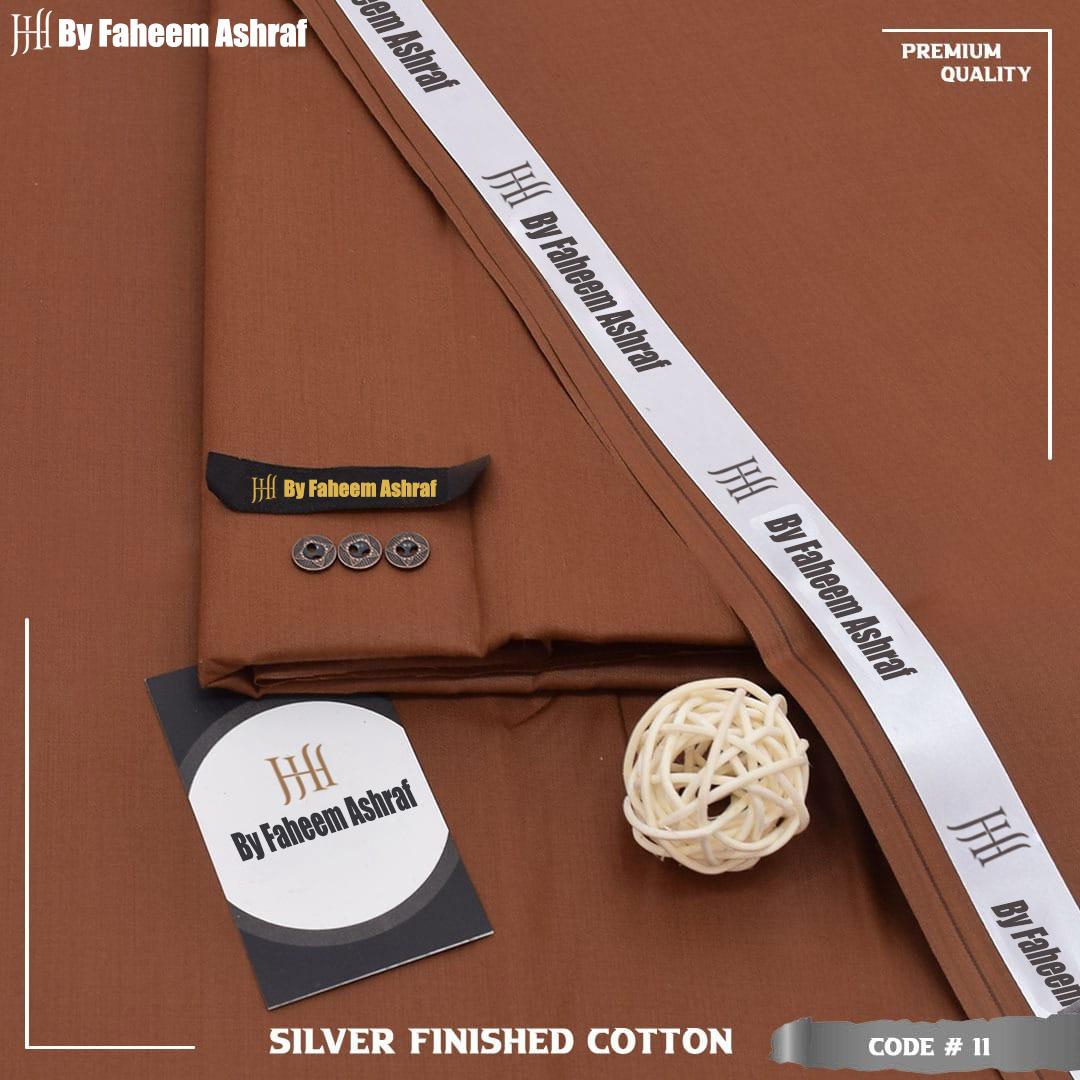 Unstitched Brown Cotton